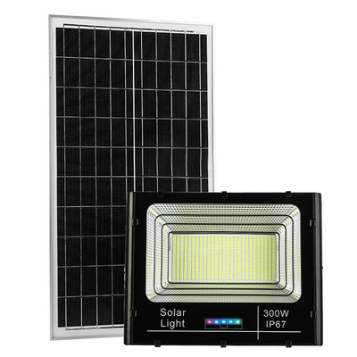 چراغ سیلاب خورشیدی ارتقا یافته 25 وات 40 وات 60 وات 100 وات 200 وات 300 وات LED با نشانگر باتری
