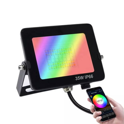 RGBCW کنترل شده توسط اپلیکیشن لامپ های ضد آب LED در فضای باز 35W