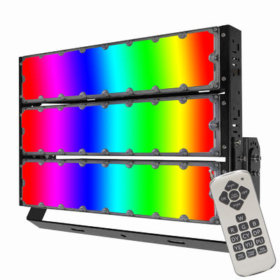 چراغ سیلاب LED 600 وات با قابلیت تغییر رنگ RGB با کنترل از راه دور یا DMX